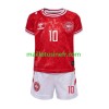 Maillot de Foot Danemark Eriksen 10 Domicile UEFA EURO 2024 - Enfant